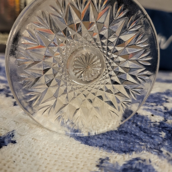 3 Vtg Glass Water Goblet (Trio) ~ 5.5"×3.75" - Picture 5 of 5